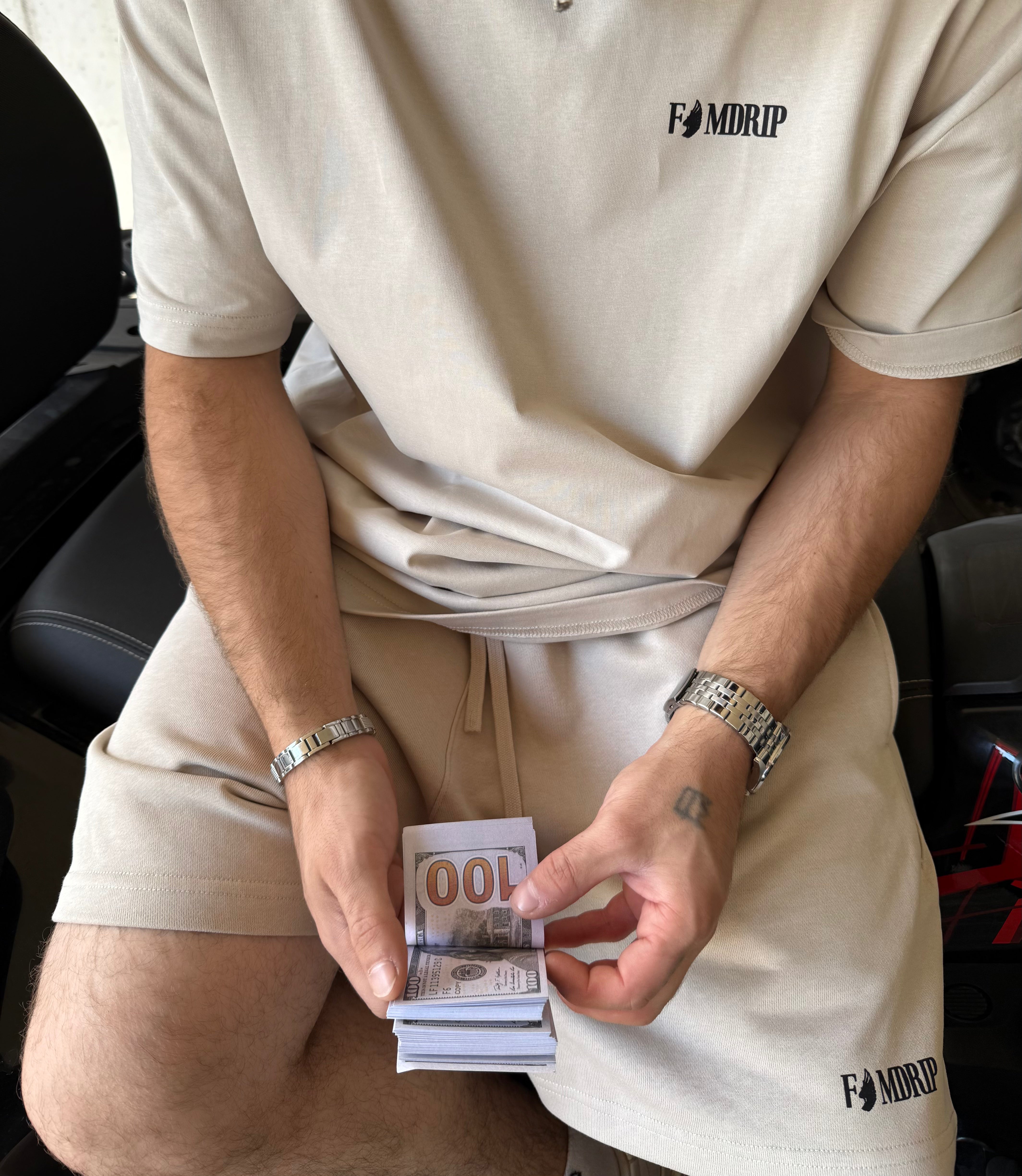 Over Basic Set Beige